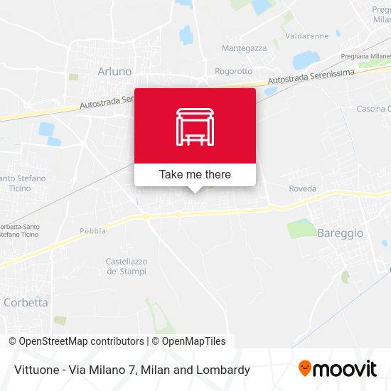 Vittuone -  Via Milano 7 map
