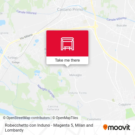 Robecchetto con Induno - Magenta 5 map