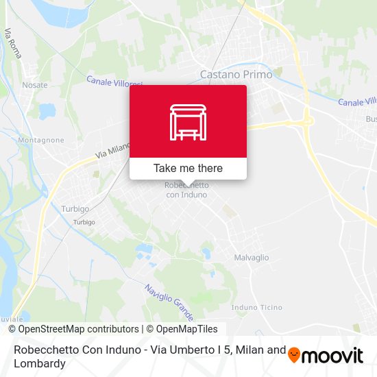 Robecchetto Con Induno -  Via Umberto I 5 map