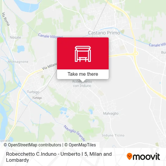 Robecchetto C.Induno - Umberto I 5 map