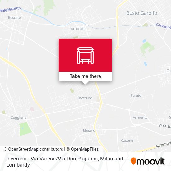 Inveruno -  Via Varese / Via Don Paganini map