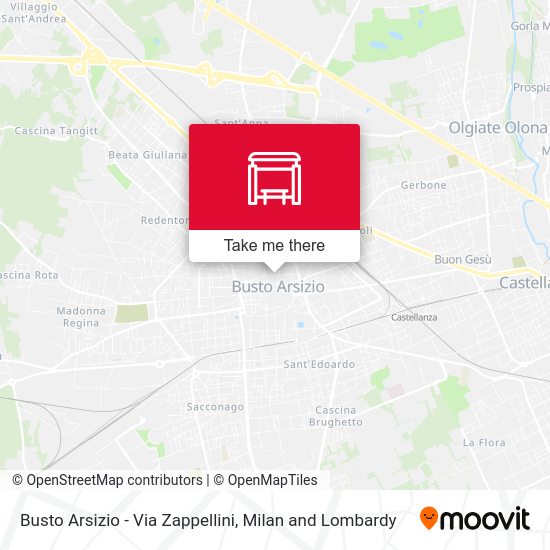 Busto Arsizio -  Via Zappellini map