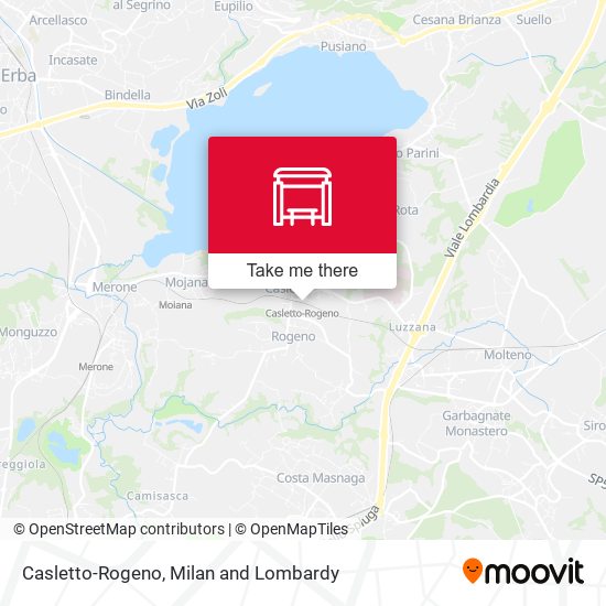 Casletto-Rogeno map