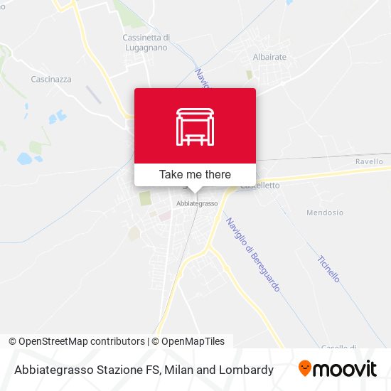 Abbiategrasso Stazione FS map