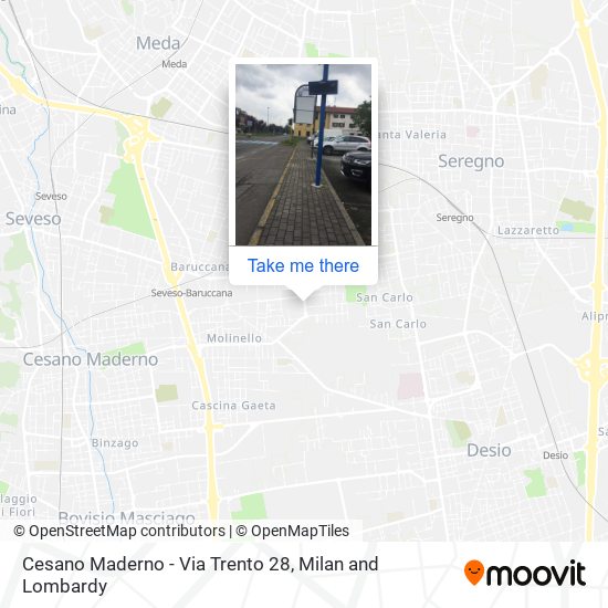 Cesano Maderno - Via Trento 28 map