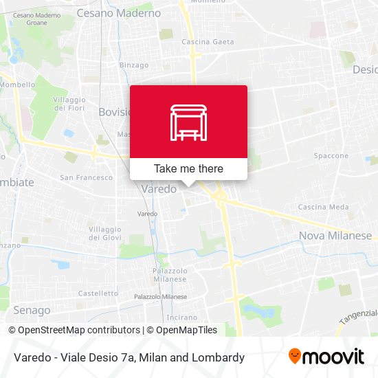 Varedo - Viale Desio 7a map