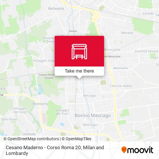 Cesano Maderno - Corso Roma 20 map