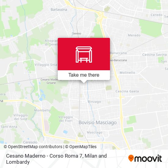 Cesano Maderno - Corso Roma 7 map