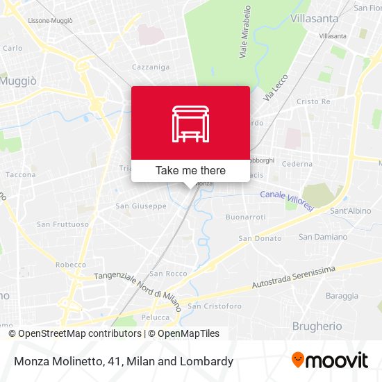 Monza Molinetto, 41 map