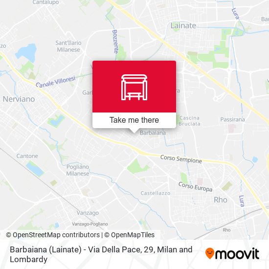 Barbaiana (Lainate) - Via Della Pace, 29 map