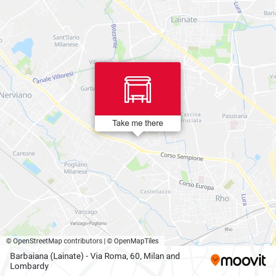 Barbaiana (Lainate) - Via Roma, 60 map