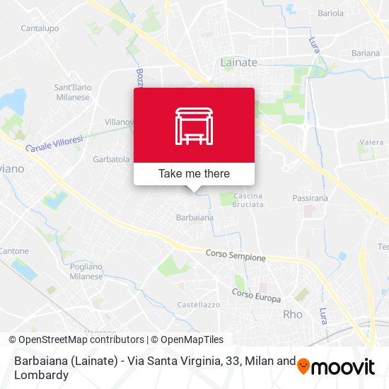 Barbaiana (Lainate) - Via Santa Virginia, 33 map