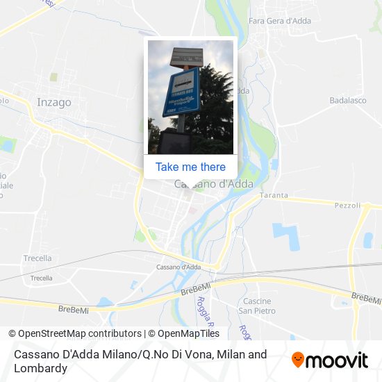 Cassano D'Adda Milano / Q.No Di Vona map