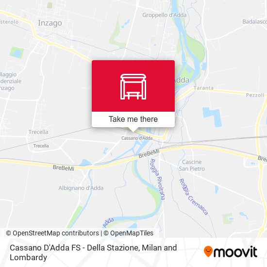 Cassano D'Adda FS - Della Stazione map