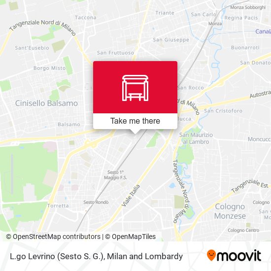 L.go Levrino (Sesto S. G.) map