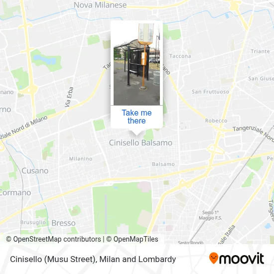 Cinisello (Musu Street) map