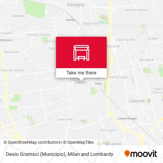 Desio Gramsci (Municipio) map
