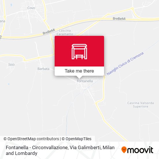 Fontanella - Circonvallazione, Via Galimberti map