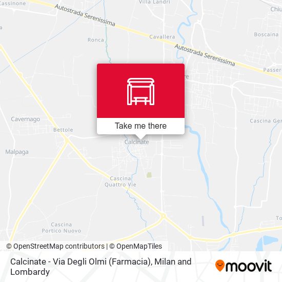 Calcinate - Via Degli Olmi (Farmacia) map