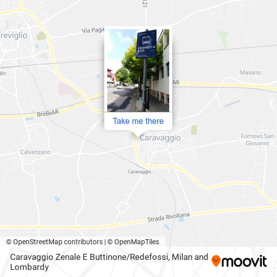 Caravaggio Zenale E Buttinone / Redefossi map
