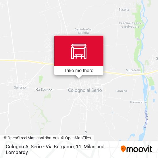 Cologno Al Serio - Via Bergamo, 11 map