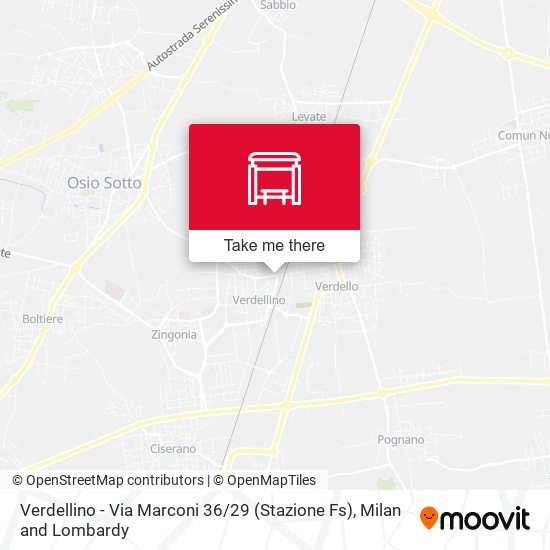 Verdellino - Via Marconi 36 / 29 (Stazione Fs) map