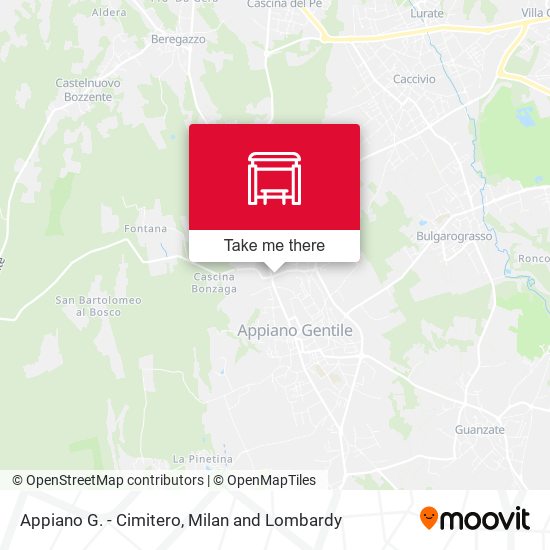 Appiano G. - Cimitero map
