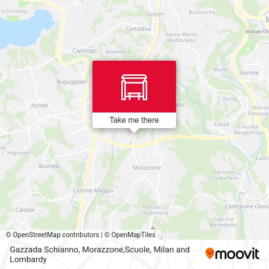 Gazzada Schianno, Morazzone,Scuole map