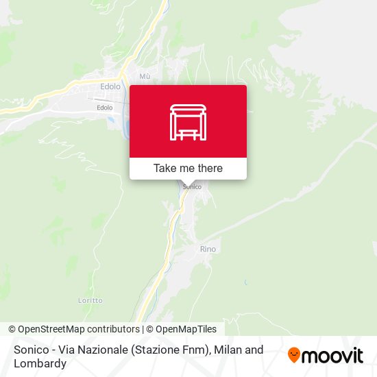 Sonico - Via Nazionale (Stazione Fnm) map