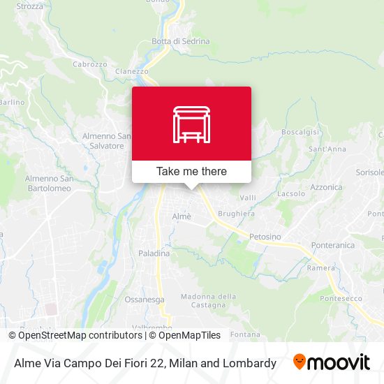 Alme Via Campo Dei Fiori 22 map
