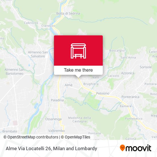 Alme Via Locatelli 26 map