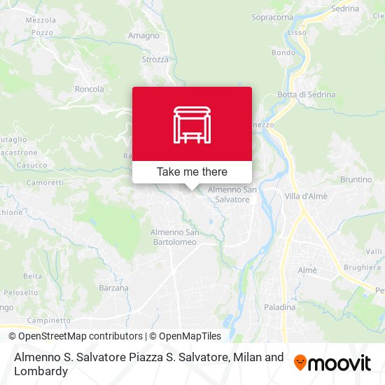 Almenno S. Salvatore Piazza S. Salvatore map