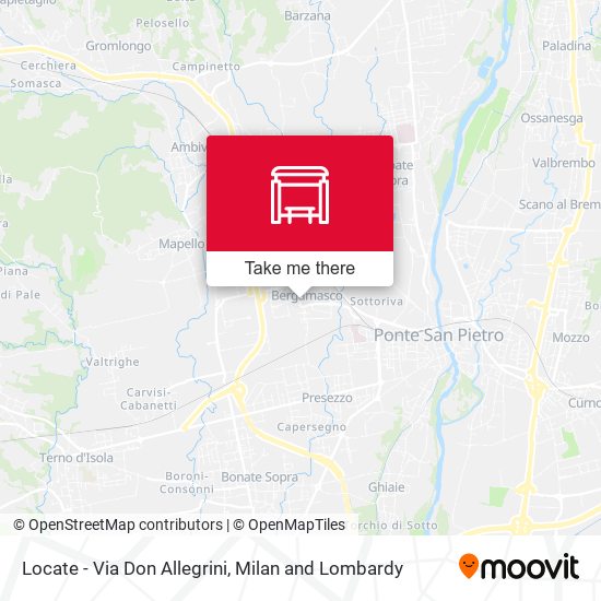 Locate - Via Don Allegrini map