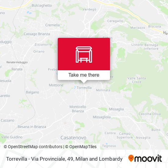 Torrevilla - Via Provinciale, 49 map