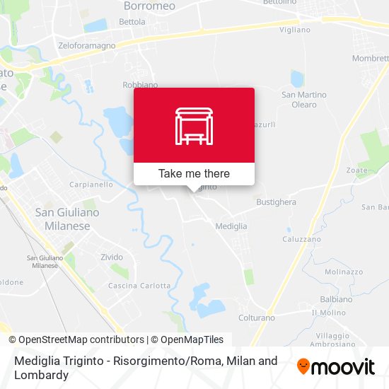Mediglia Triginto - Risorgimento / Roma map