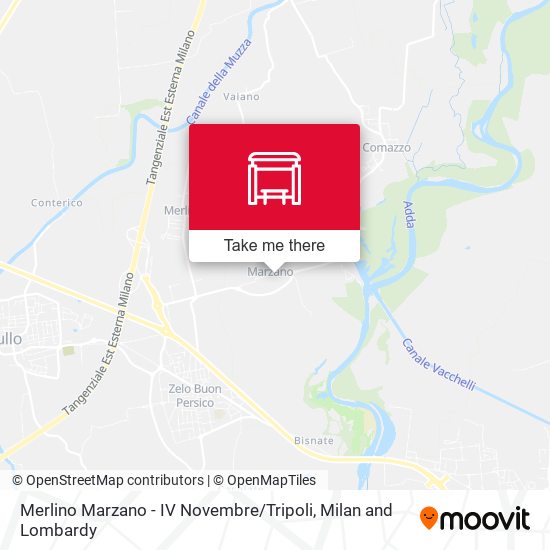 Merlino Marzano - IV Novembre / Tripoli map