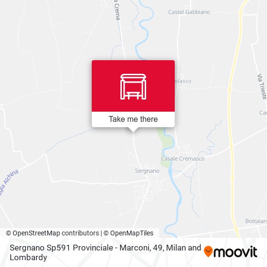 Sergnano Sp591 Provinciale - Marconi, 49 map