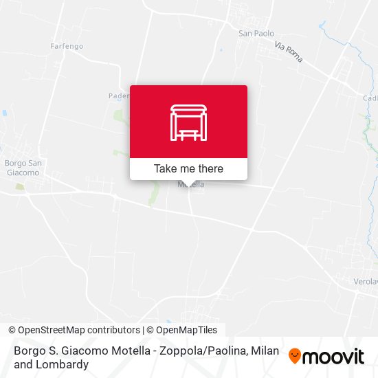 Borgo S. Giacomo Motella - Zoppola / Paolina map