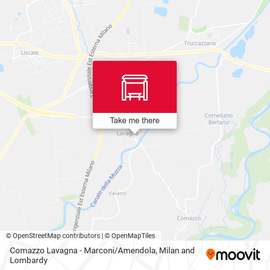 Comazzo Lavagna - Marconi / Amendola map