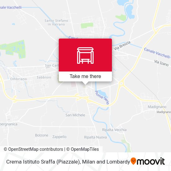 Crema Istituto Sraffa (Piazzale) map