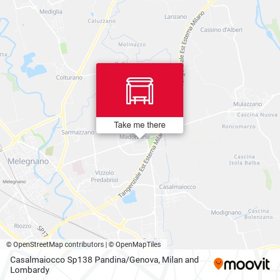 Casalmaiocco Sp138 Pandina / Genova map