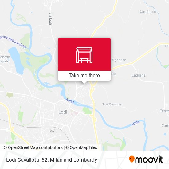 Lodi Cavallotti, 62 map