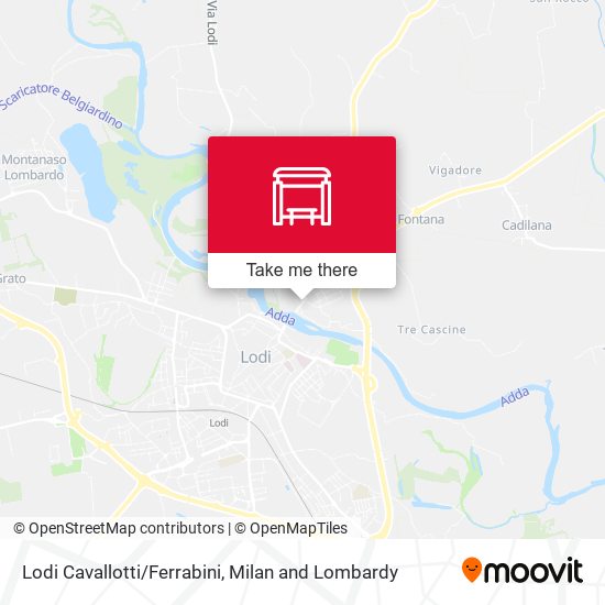 Lodi Cavallotti/Ferrabini map