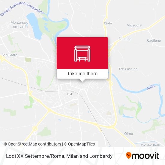 Lodi XX Settembre/Roma map