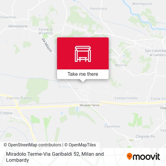 Miradolo Terme-Via Garibaldi 52 map