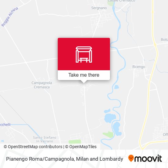 Pianengo Roma/Campagnola map