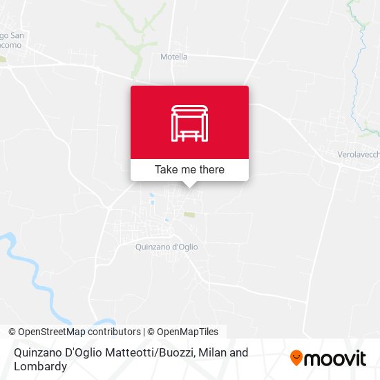 Quinzano D'Oglio Matteotti / Buozzi map