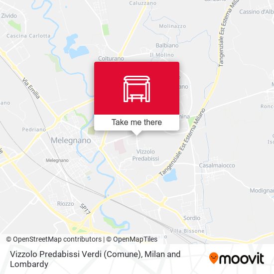 Vizzolo Predabissi Verdi (Comune) map