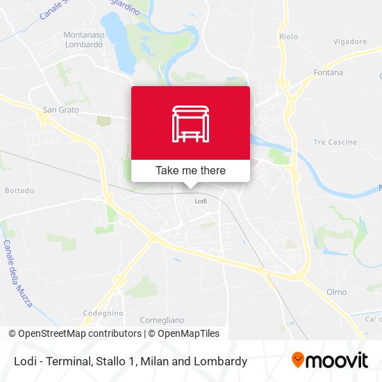 Lodi - Terminal, Stallo 1 map