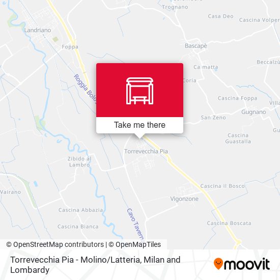 Torrevecchia Pia - Molino / Latteria map